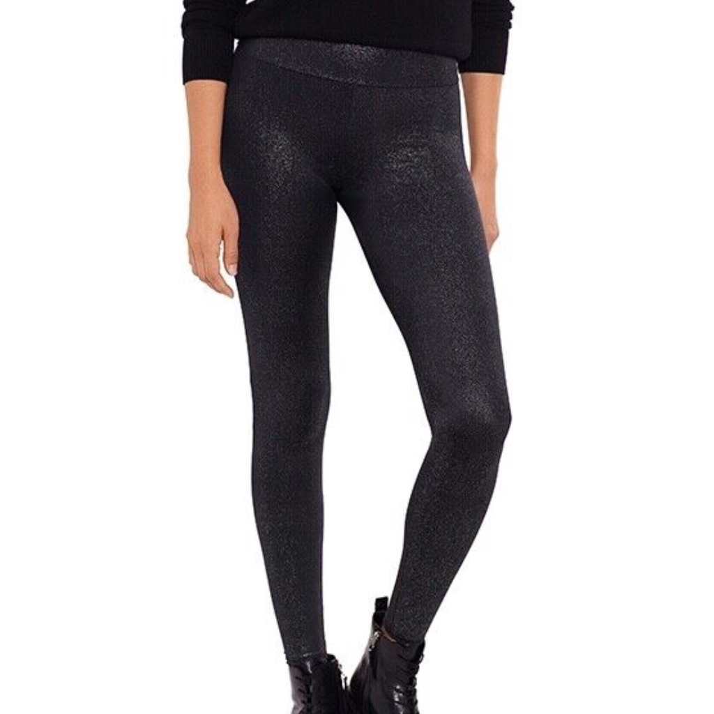 (Nwt) Miraclesuit Women's Pixie Dust Shaping Leggings Black M- 2363